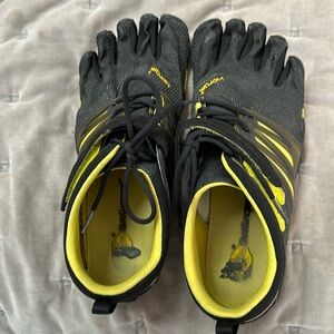 Yellow and Black VTrain Vibram Shoes